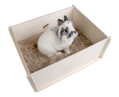 BunnyNature - Boîte à creuser en bois de bouleau  - 50 x 39 x 19,5 cm