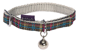 Bobby - Collier Kilt Marron pour Chat - 30cm