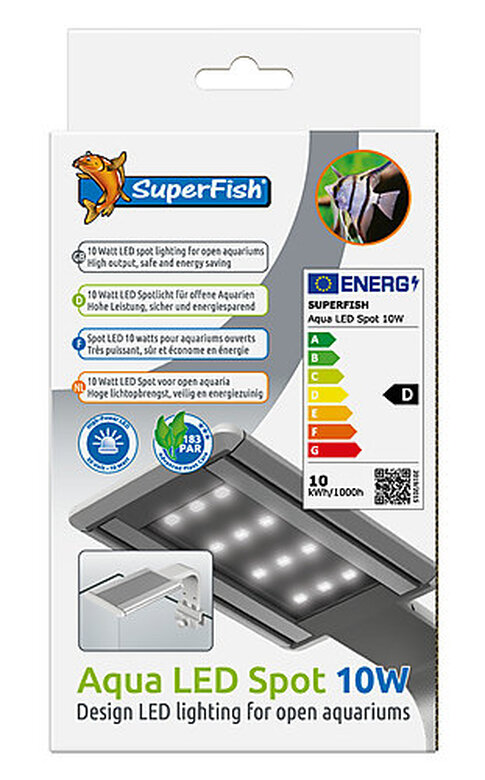 Superfish - Aqua Led Spot pour Aquarium - 10W Image numéro 1 Superfish - Aqua Led Spot pour Aquarium - 10W Image numéro 1