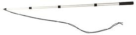 Kerbl - Jouet Canne à pêche alu, noir pour chats - 47/130cm