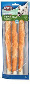 Trixie - Denta Fun Chicken Chewing Rolls - 28cm 3 Pcs/250g