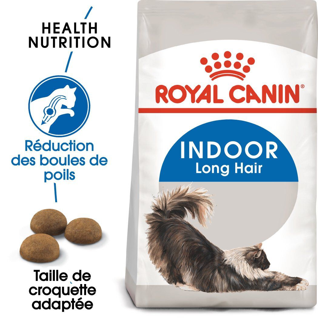 Royal Canin - Croquettes Indoor Long Hair pour Chat - 2Kg Image num&eacute;ro 2