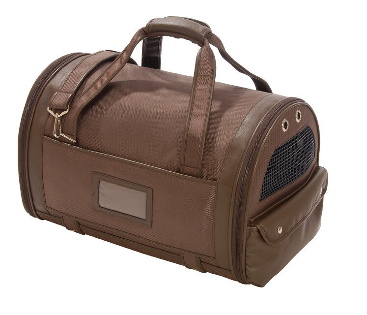 Bobby - Sac de Transport DEVIL pour Chien et Chat - Marron Image num&eacute;ro 1