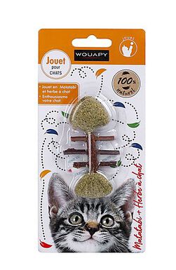 Wouapy - Jouet Arête de Poisson pour Chat - M