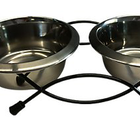 Animalis - Gamelle Double Dinner Inox avec Support pour Chiens - 800ml image number null
