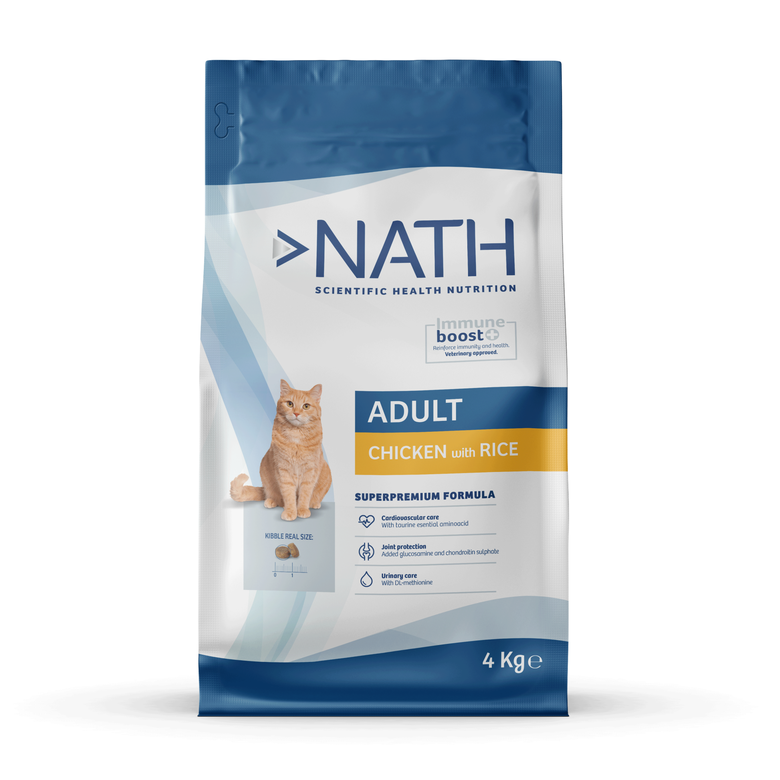 Nath- Croquettes Poulet et Riz pour Chat Adulte - 4kg Image numéro 1 Nath- Croquettes Poulet et Riz pour Chat Adulte - 4kg Image numéro 1