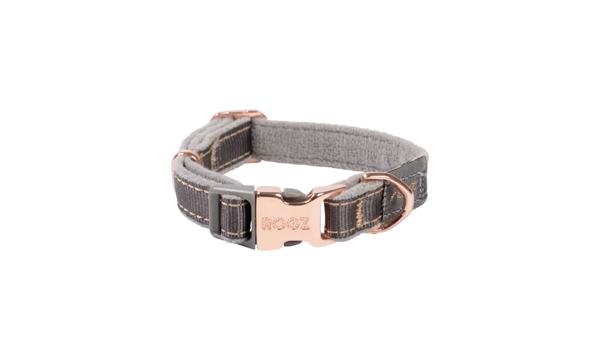 Rogz - Collier Urban Taupe pour Chiens - XS Image num&eacute;ro 1