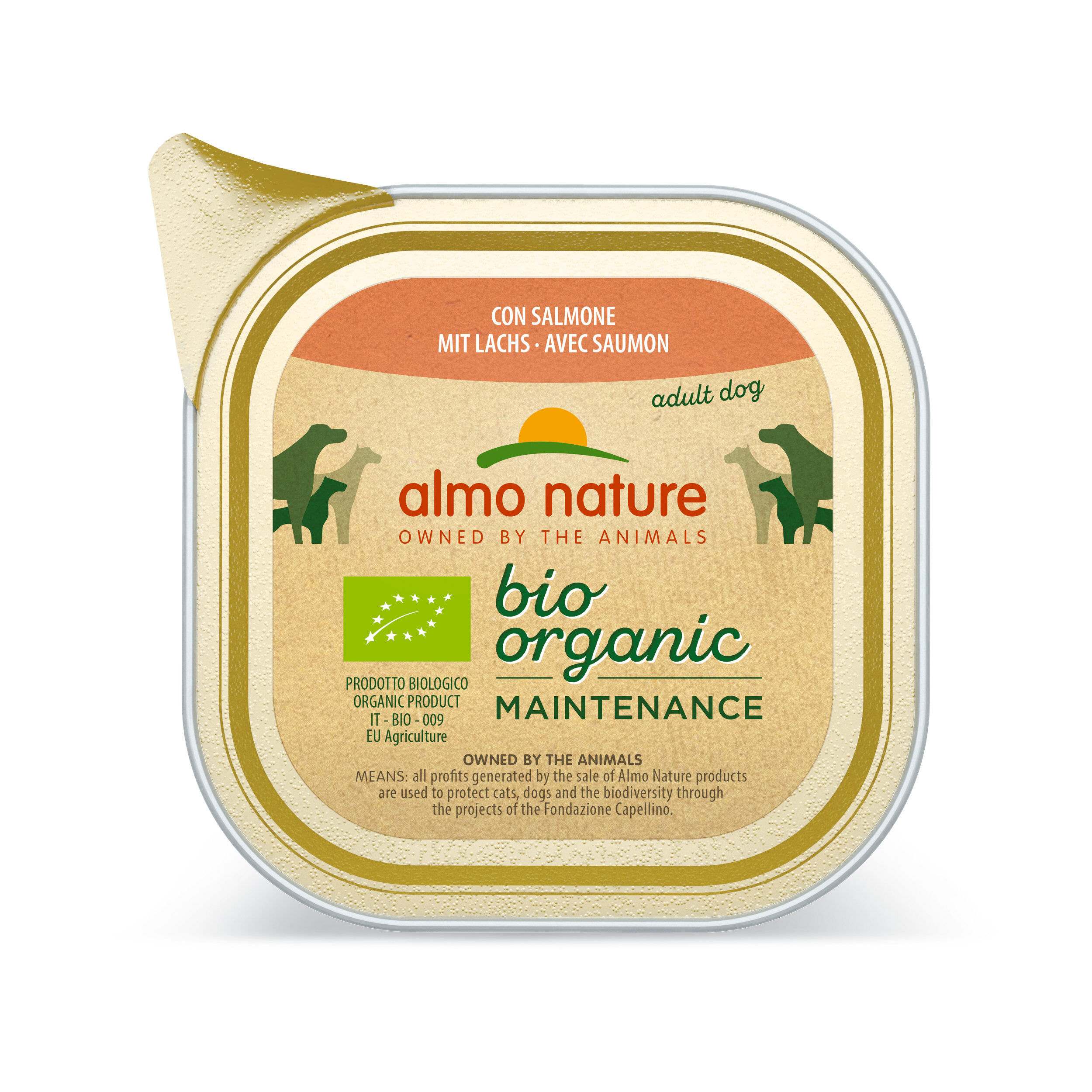 Almo Nature - P&acirc;t&eacute;e Bio Organic Saumon - 100g Image num&eacute;ro 1