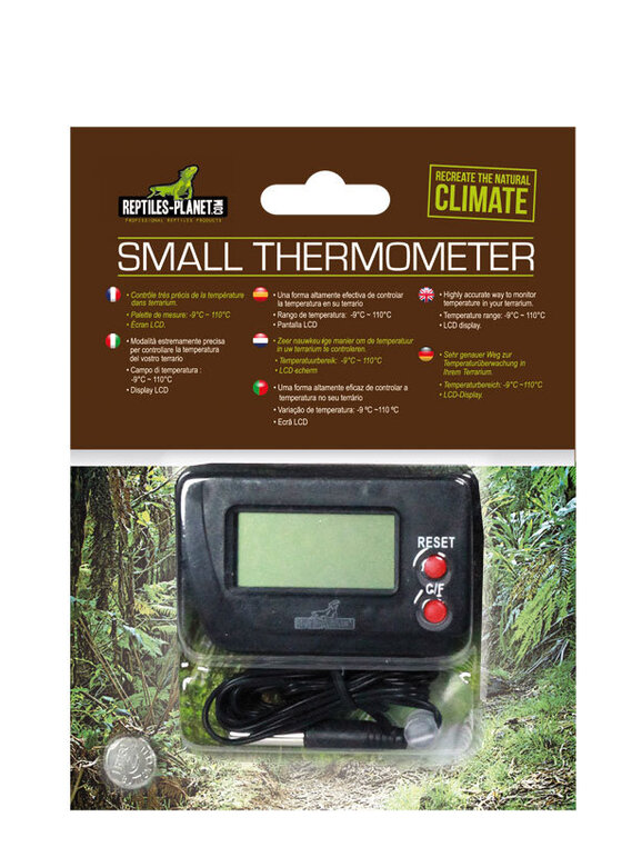 Reptiles Planet - Thermomètre Digital Small Thermometer pour Terrarium Image numéro 1 Reptiles Planet - Thermomètre Digital Small Thermometer pour Terrarium Image numéro 1