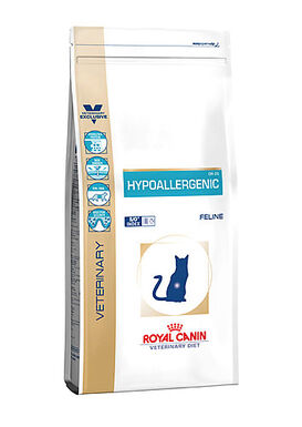 Royal Canin - Croquettes Veterinary Diet Hypoallergenic pour Chat - 4,5Kg