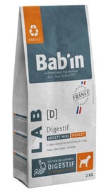 Bab'in - Croquettes Vétérinaires LAB Digestion pour Chien Mini