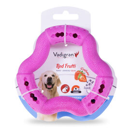 Vadigran - Jouet Anneau Fruit Rouge pour Chiens - 12cm Vadigran - Jouet Anneau Fruit Rouge pour Chiens - 12cm
