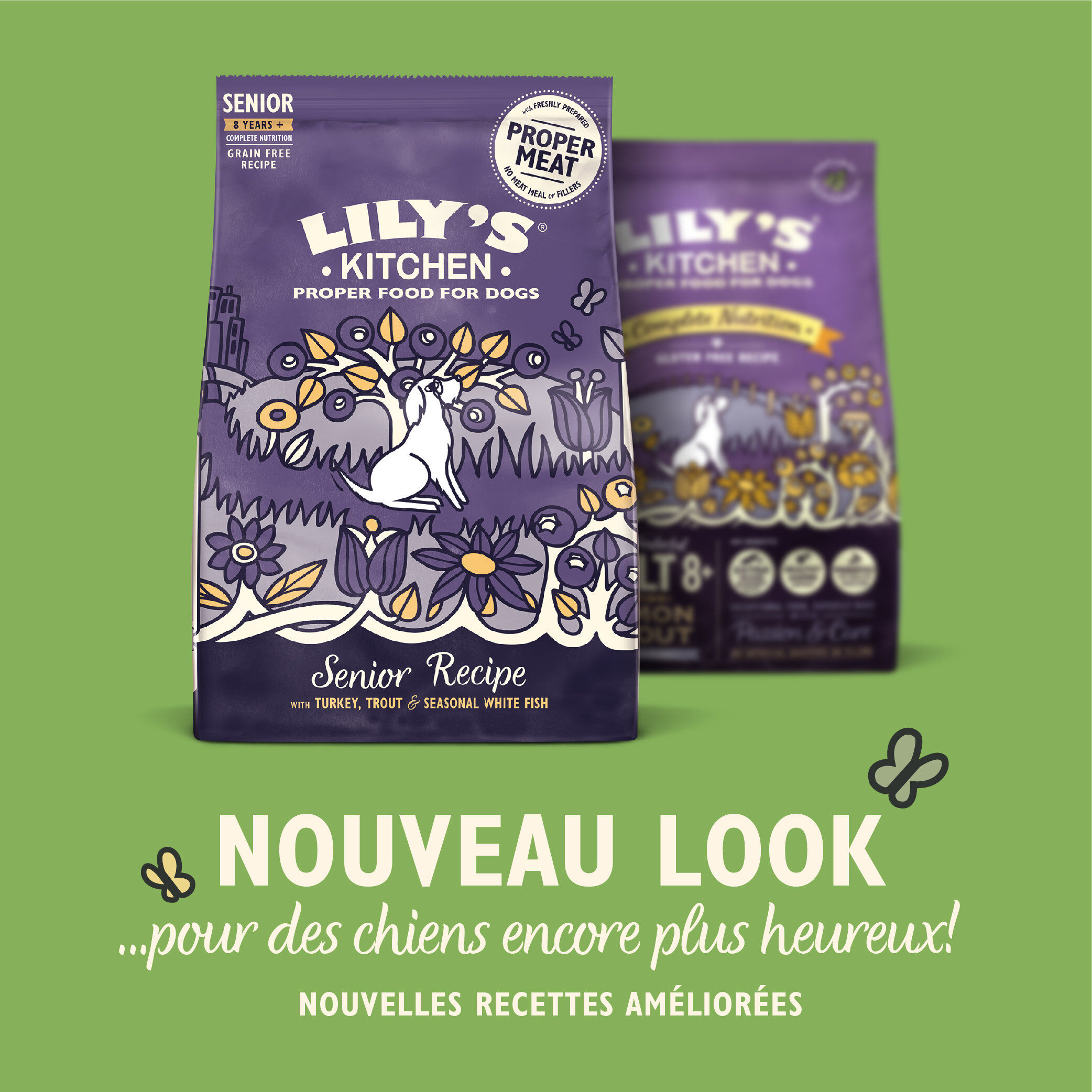 Lily's Kitchen - Croquettes Dinde et Truite Senior Sans C&eacute;r&eacute;ales pour Chien - 2,5Kg Image num&eacute;ro 3