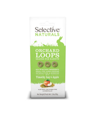 Supreme Science - Selective Naturals Orchard Loops pour Rongeurs - 80g