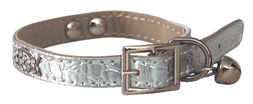 Animalis - Collier Fantaisie Poisson pour Chat - Argent Image num&eacute;ro 2