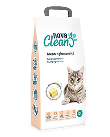 Nova Clean - Litière Agglomérante Parfumée au Savon de Marseille