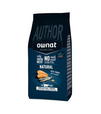 Ownat - Croquettes Fresh Meat Natural Poisson Volaille pour Chats - 3Kg