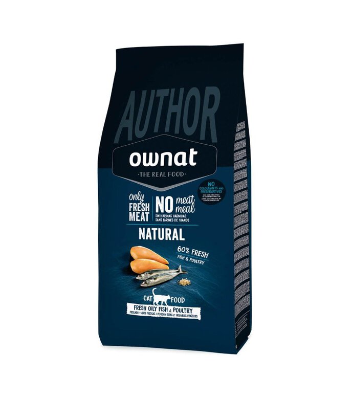 Ownat - Croquettes Fresh Meat Natural Poisson Volaille pour Chats - 3Kg image number null