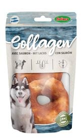 Bubimex - Friandises Donuts de Collagène au Saumon - 10cm Bubimex - Friandises Donuts de Collagène au Saumon - 10cm