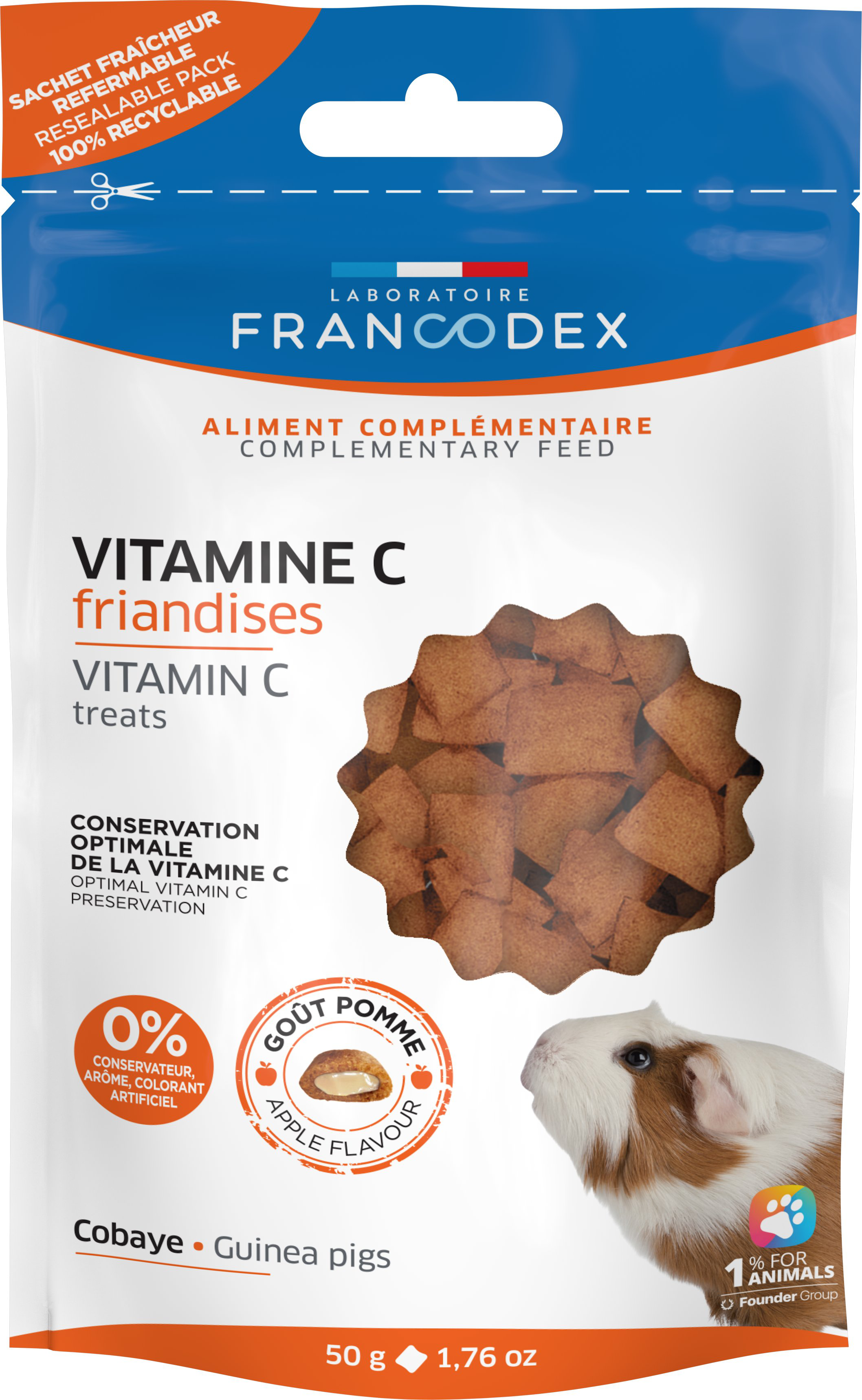 Francodex - Friandises Vitamine C pour Cobayes - 50g Image num&eacute;ro 1