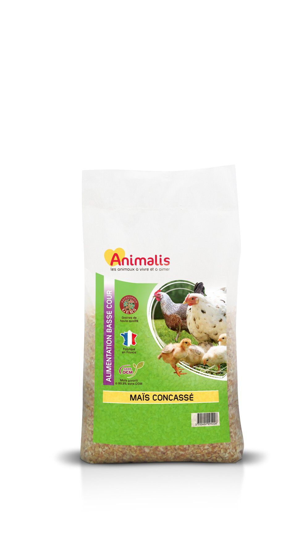 Animalis - Ma&iuml;s Concass&eacute; pour Basse Cour - 4Kg Image num&eacute;ro 1