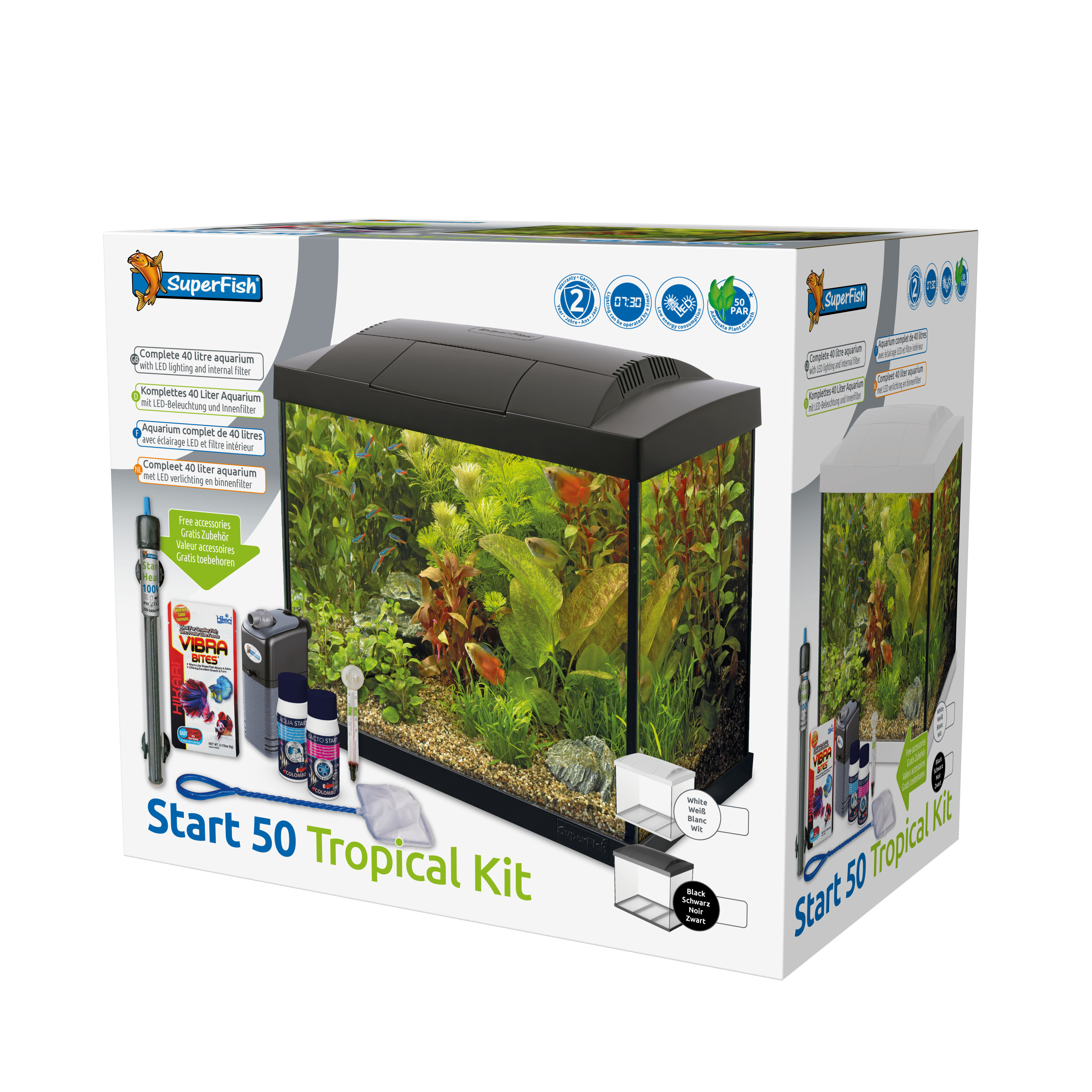 Superfish - Aquarium Start 50 Tropical Kit - Blanc Image num&eacute;ro 2