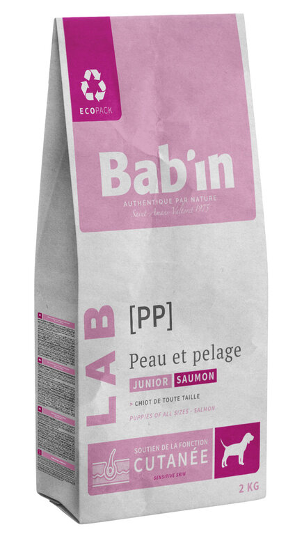 Bab'in - Croquettes Vétérinaires LAB Peau & Pelage pour Chiots - 2kg Image numéro 1 Bab'in - Croquettes Vétérinaires LAB Peau & Pelage pour Chiots - 2kg Image numéro 1