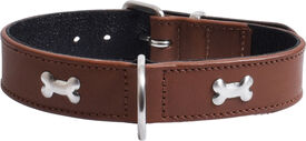 Bobby - Collier Bone Marron pour Chiens