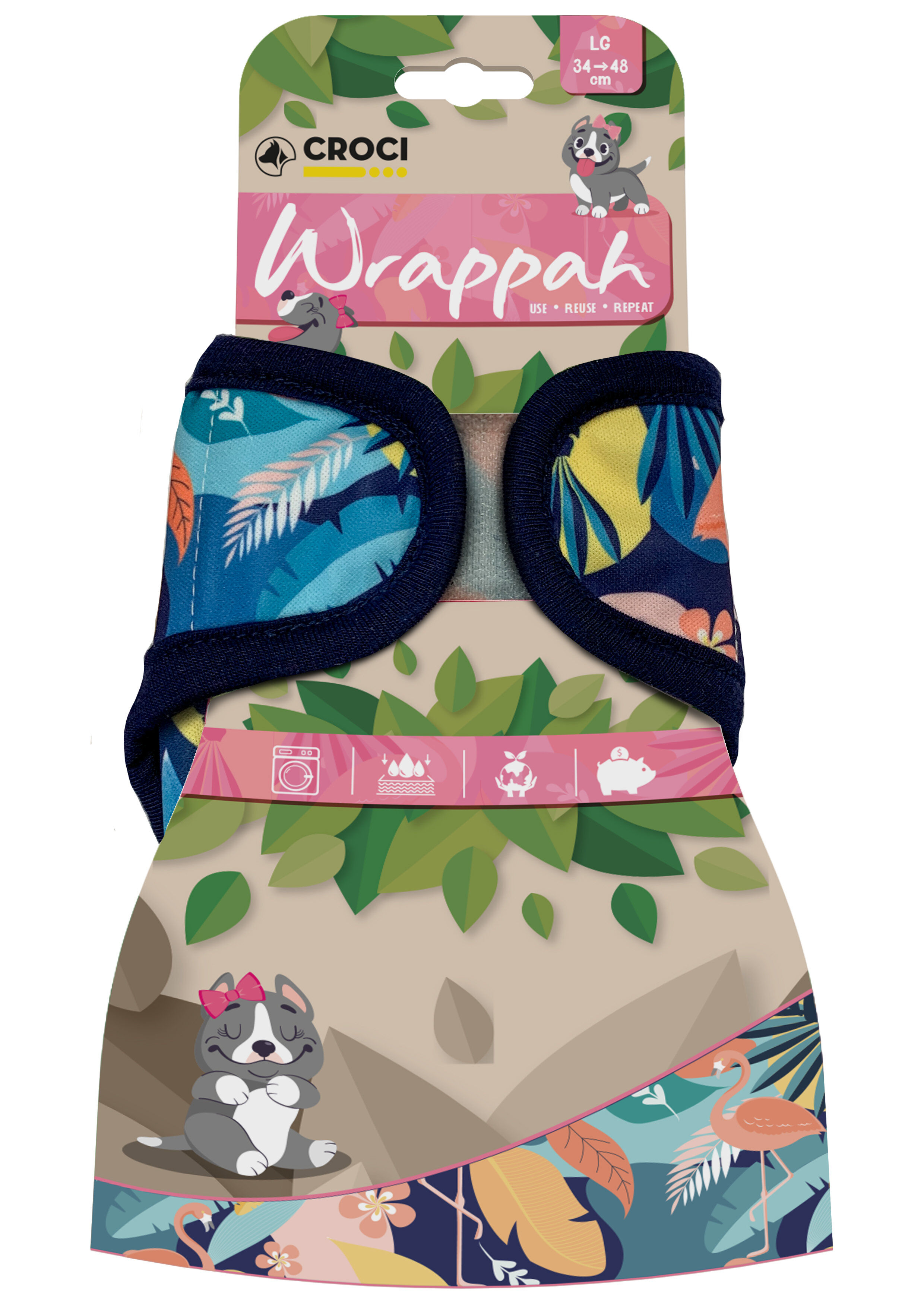 Croci - Culotte Chaleur Lavable Wrappah pour Chiens - S 30/39cm Image num&eacute;ro 2