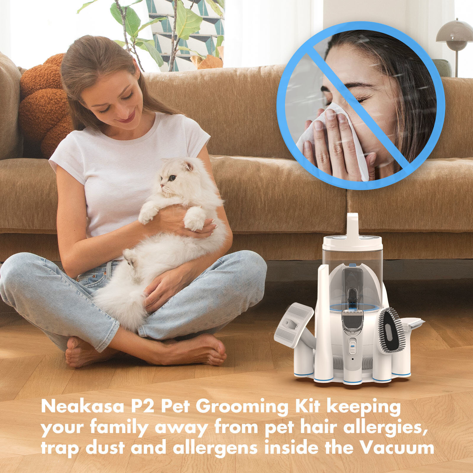 Neakasa - Kit D'outils De Toilettage Neakasa P2 Pro 5-in-1 Image num&eacute;ro 10