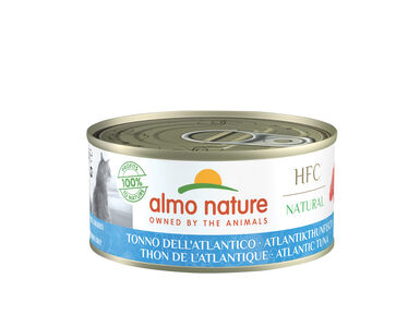 Almo Nature - Pâtée en Boîte HFC Natural Thon de l'Atlantique pour Chat