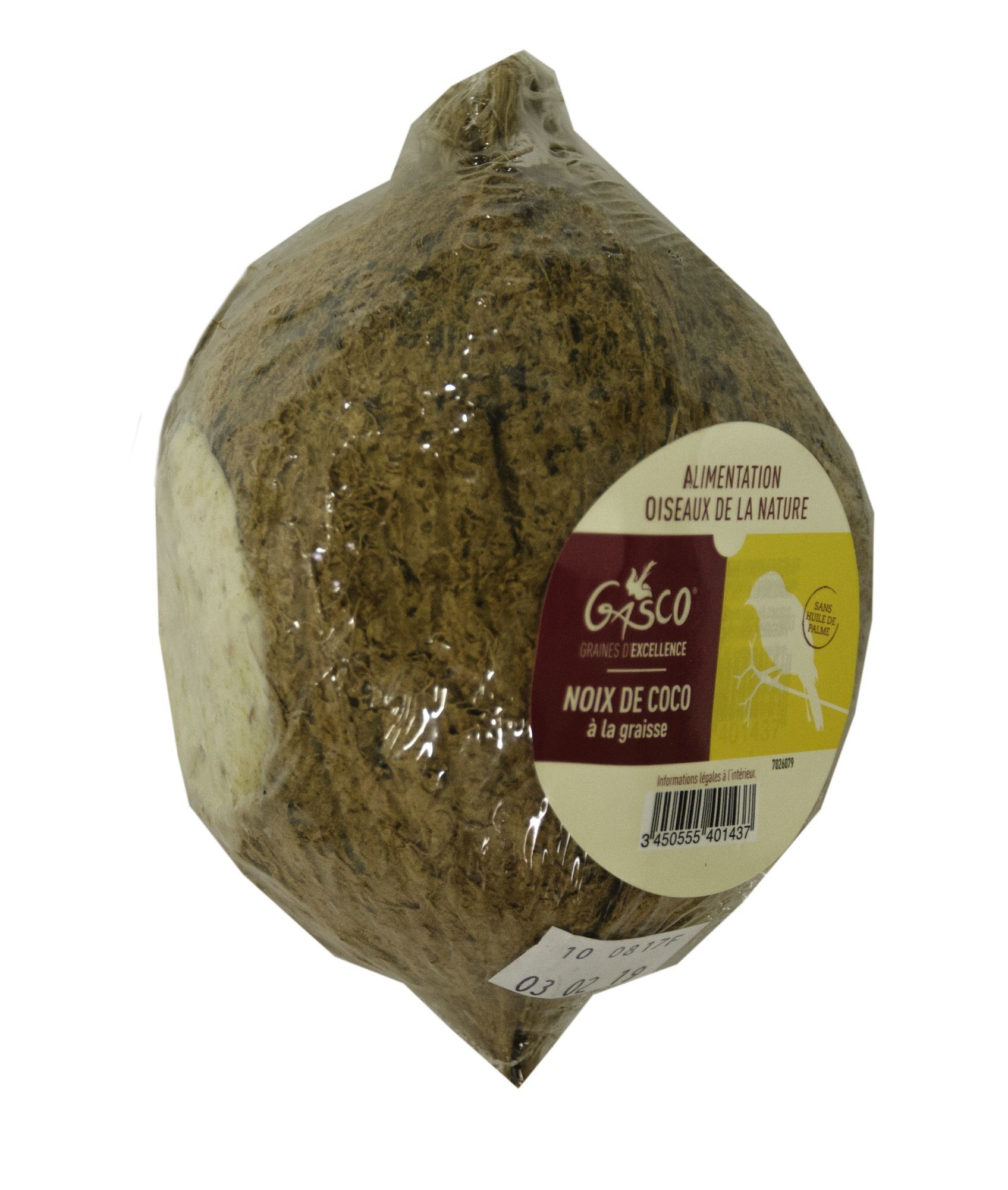 Gasco - Noix de Coco &agrave; la Graisse pour Oiseaux de la Nature Image num&eacute;ro 1