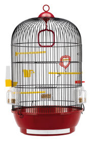 Ferplast - Cage Diva pour Oiseaux Exotiques - Rouge
