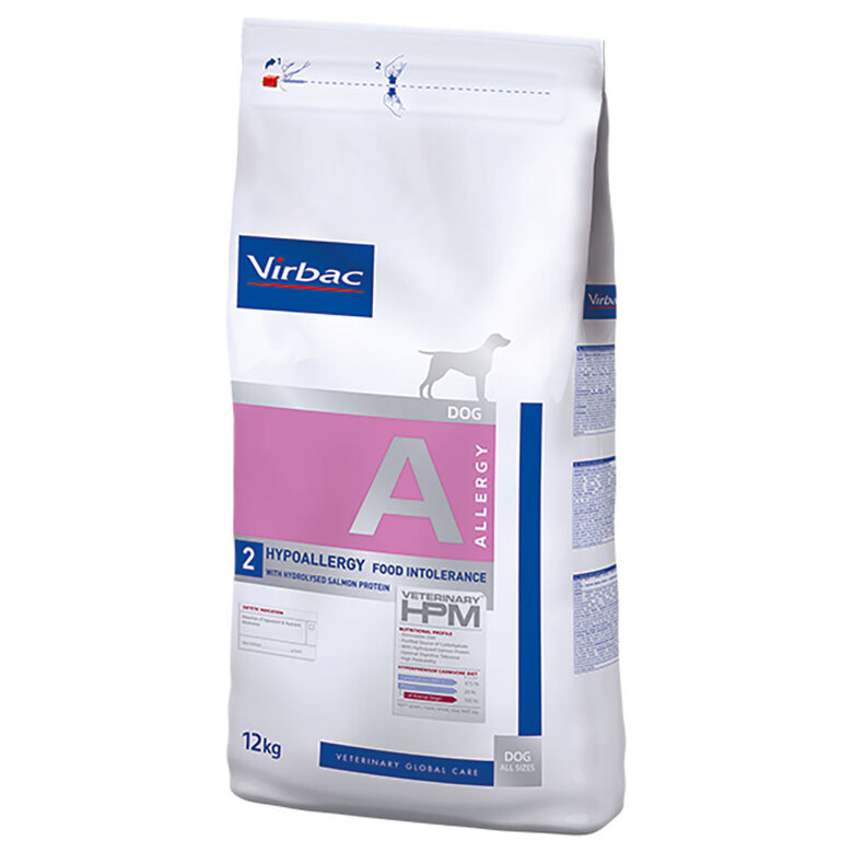 Virbac - Croquettes Veterinary HPM Allergy Food Intolerance Saumon pour Chiens - 12Kg image number null