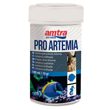 Amtra - Cube Pro Artemia pour Poisson d'Eau Douce et d'Eau de Mer - 100ML