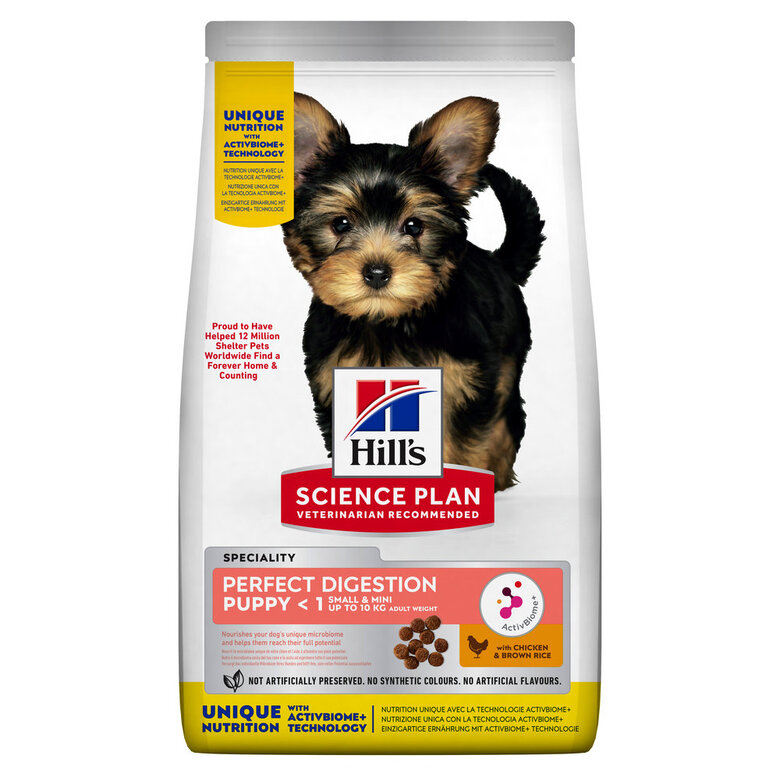 Hill's Science Plan Puppy Perfect Digestion Small & Mini croquettes pour chiot de petite taille 1,5kg image number null