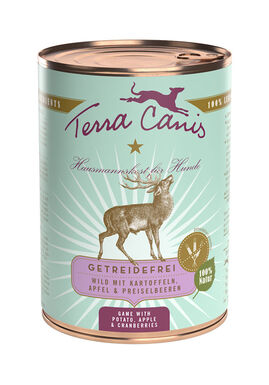 Terra Canis - Aliment Naturel sans Céréales au Gibier pour Chiens - 400g