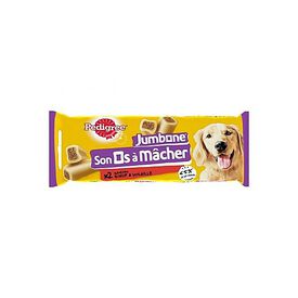 Pedigree - Jambon Os à Mâcher Bœuf et Volaille pour Chien Moyen - 180g