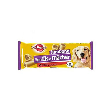 Pedigree - Jambon Os à Mâcher Bœuf et Volaille pour Chien Moyen - 180g