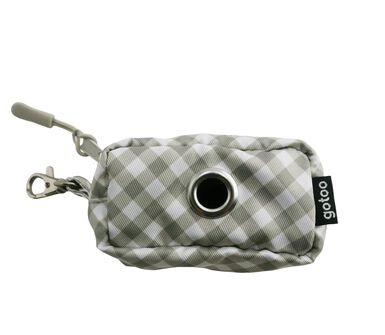 Gotoo - Sac à Sacs Vichy Gris pour Chien