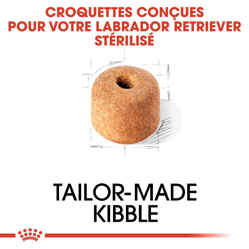 Royal Canin - Croquettes Labrador pour Chien St&eacute;rilis&eacute; - 12Kg Image num&eacute;ro 4