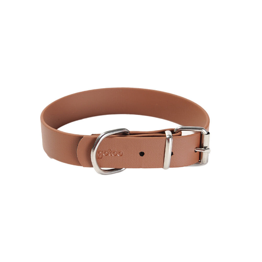 Gotoo - Collier Premium Biotane Marron pour Chien - S Image num&eacute;ro 1