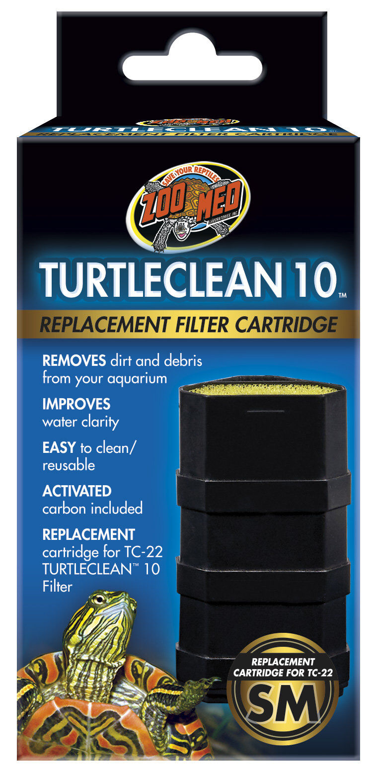 Zoomed - Cartouche TurtleClean 10 pour Terrarium - 10,8cm Image num&eacute;ro 1