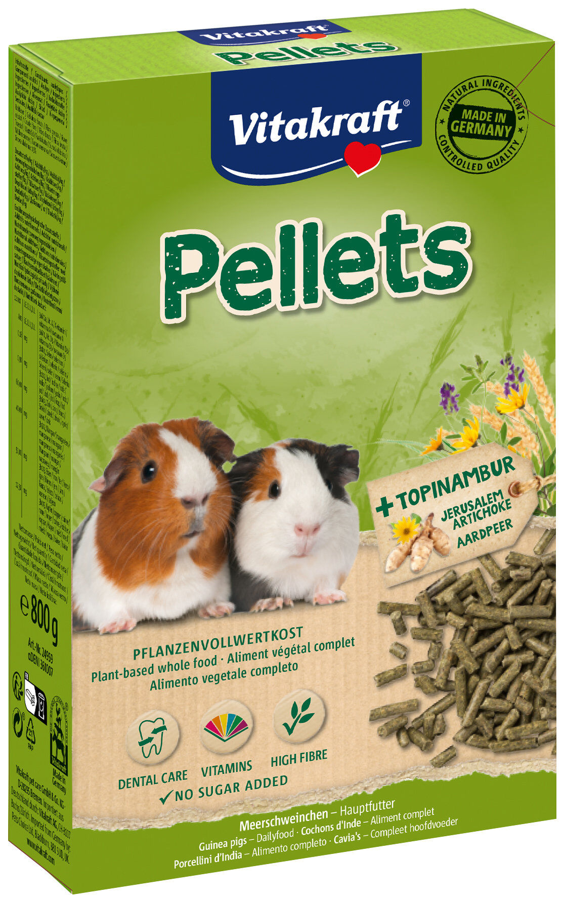 Vitakraft - Menu Complet Granul&eacute;s pour Cochons d'Inde - 800g Image num&eacute;ro 1