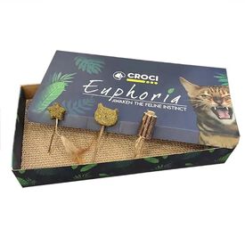 Croci - Kit Griffoir + Jeu pour Chats - 47x24x10cm