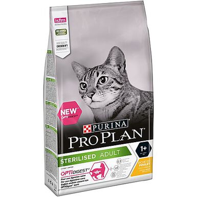 Pro Plan - Croquettes Optidigest Sterilised au Poulet pour Chat - 1,5Kg