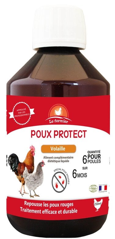 Le Fermier - Aliment Complémentaire Poux Protect pour Basse cour - 250ml Image numéro 1 Le Fermier - Aliment Complémentaire Poux Protect pour Basse cour - 250ml Image numéro 1
