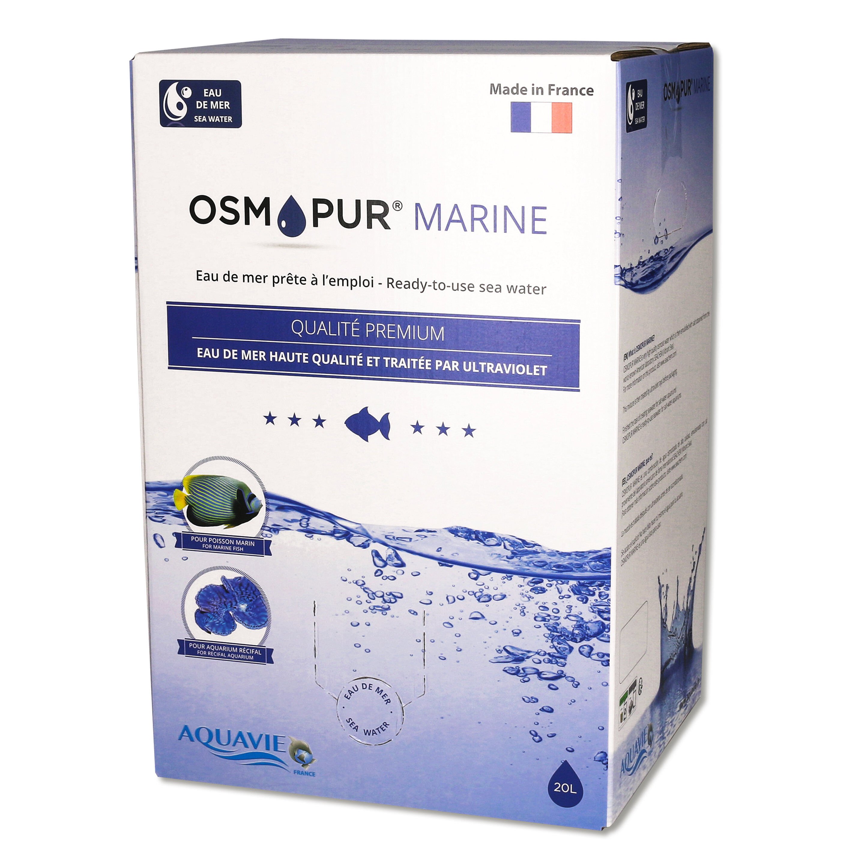 Aquavie - Osmopur Marine pour Poisson d'Eau de Mer - 20L Image num&eacute;ro 1