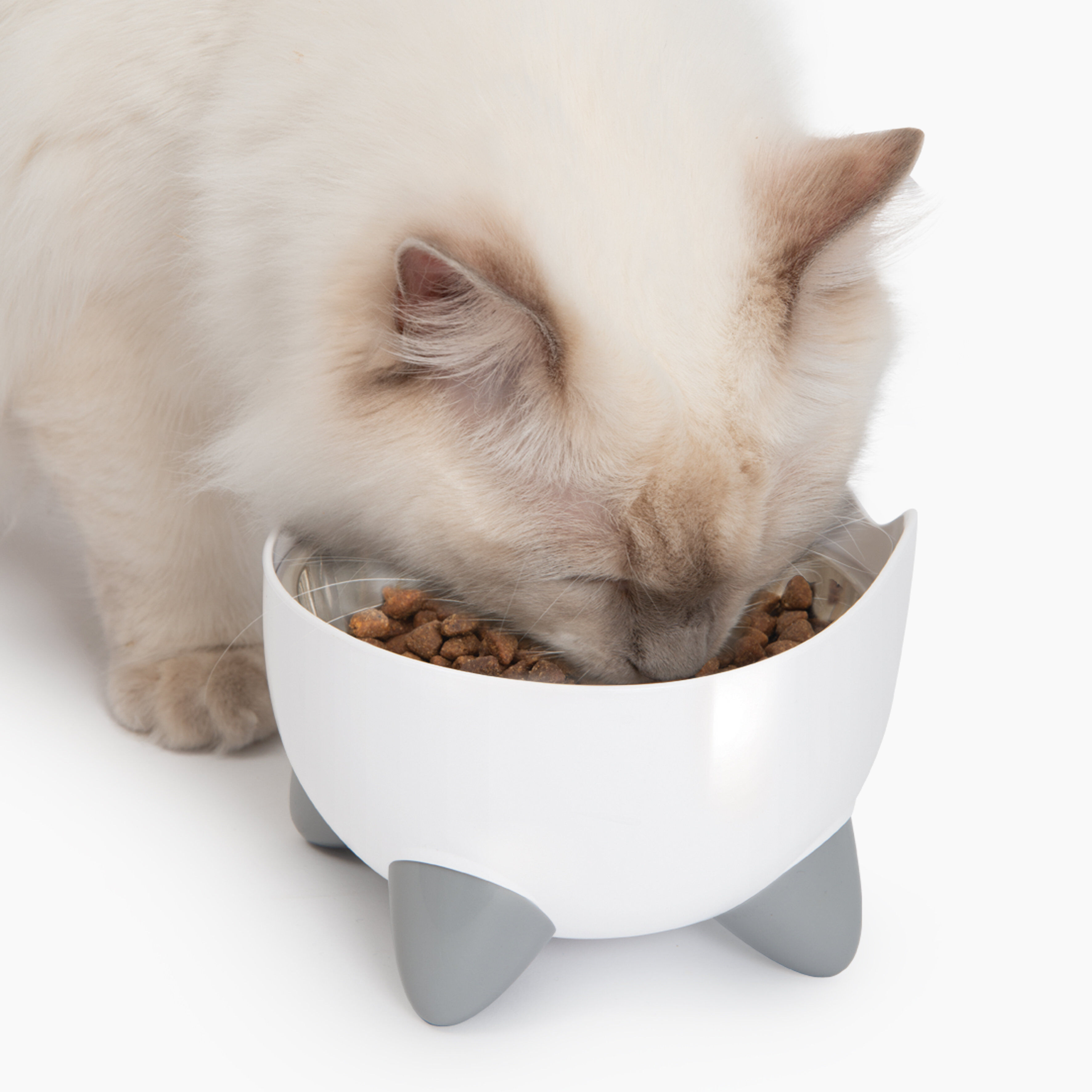 Catit - Kit Fontaine et Mangeoire Pixi Combo pour Chats - Blanc Image num&eacute;ro 3