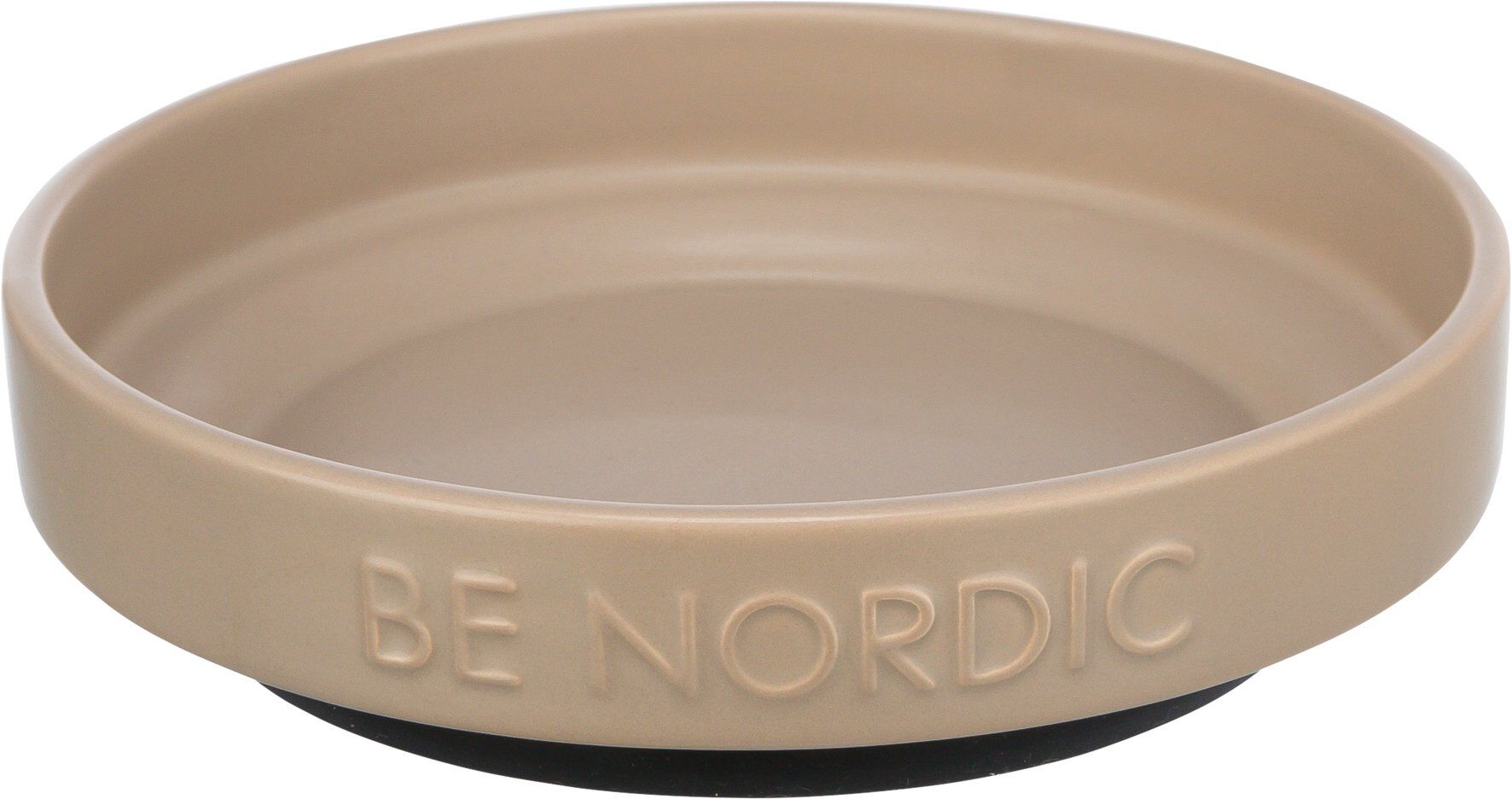 Trixie - Be Nordic Gamelle Plate C&eacute;ra 0,3 L - Taupe Image num&eacute;ro 1